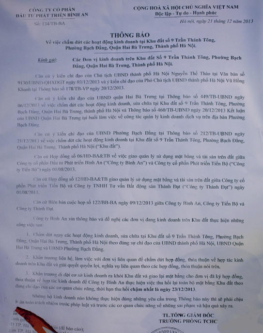 Tối qua niêm phong Zone 9